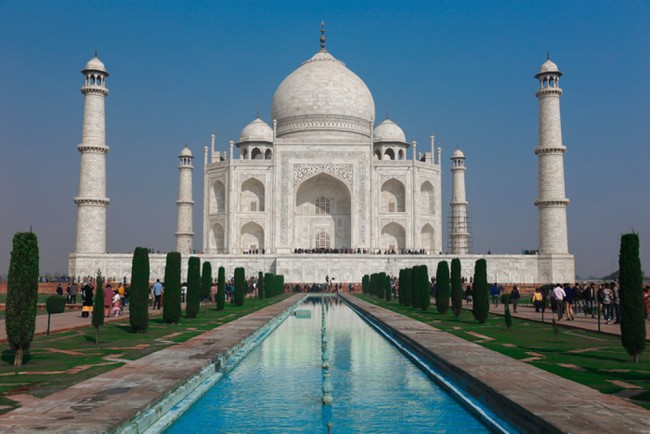 Sunrise Taj Mahal Papier Peint Photo Landmark India Papier Peint Salon Décor 