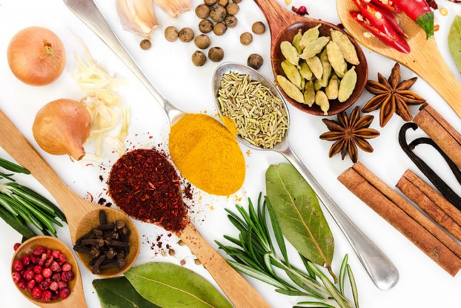 Herbs Spices Wallpaper Wall Mural