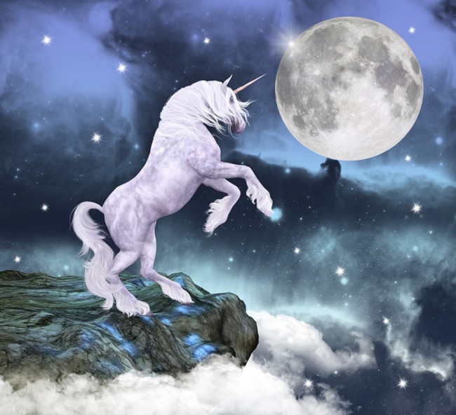 Unicorn Moon Wallpaper Wall Mural