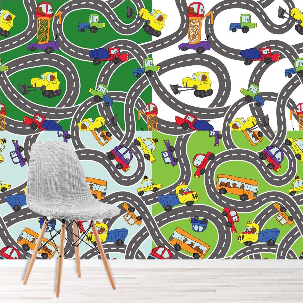 Roadmap Wallpaper Wall Mural
