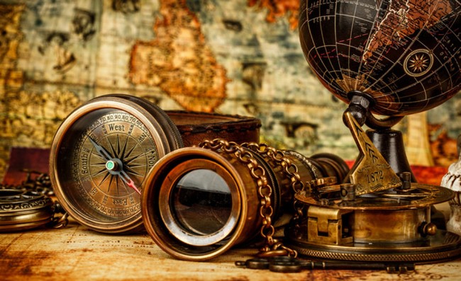 Vintage Explorer Wallpaper Wall Mural