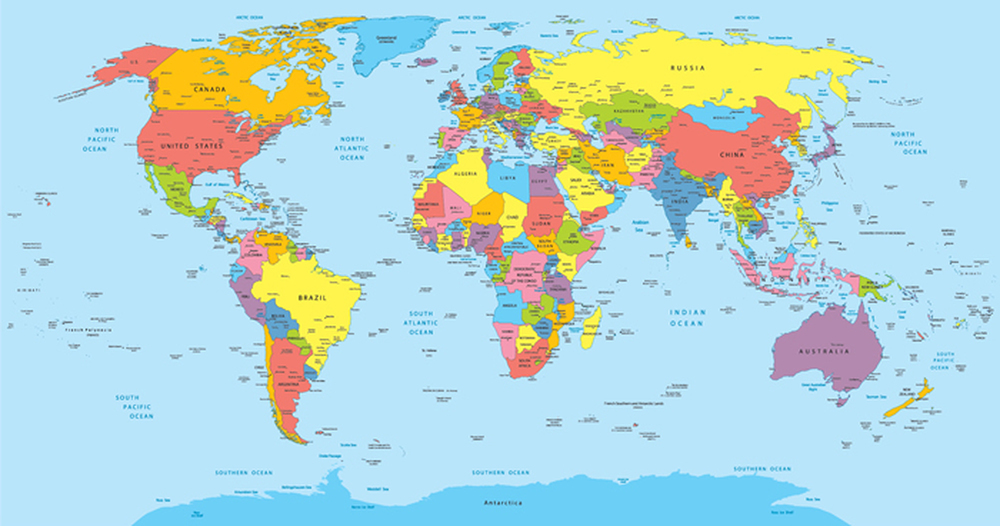 World Map Wallpaper Wall Mural Enjoy and share your favorite beautiful hd wallpapers and background images. world map wallpaper wall mural