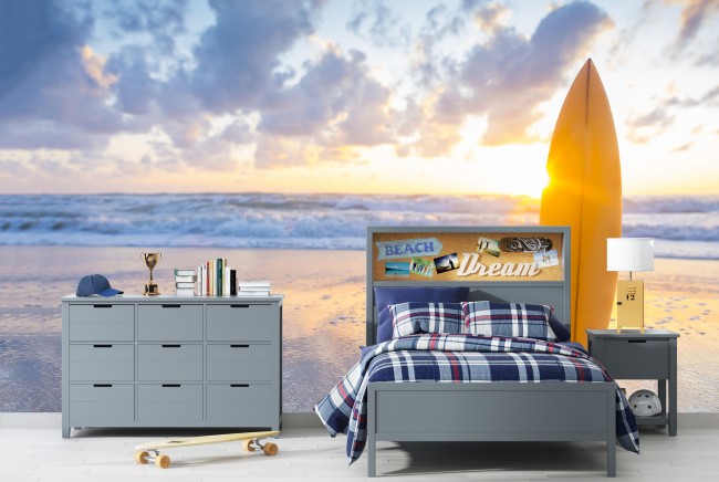 Surf's Up Wallpaper Wall Mural