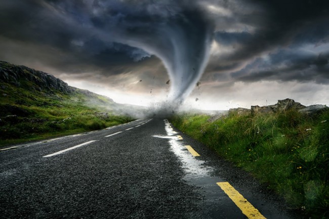 Tornado Wallpaper Wall Mural