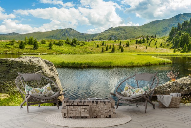 Austrian Countryside Wallpaper Wall Mural