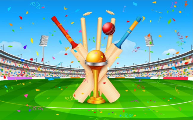 Cricket Sports Wallpaper Wall Mural