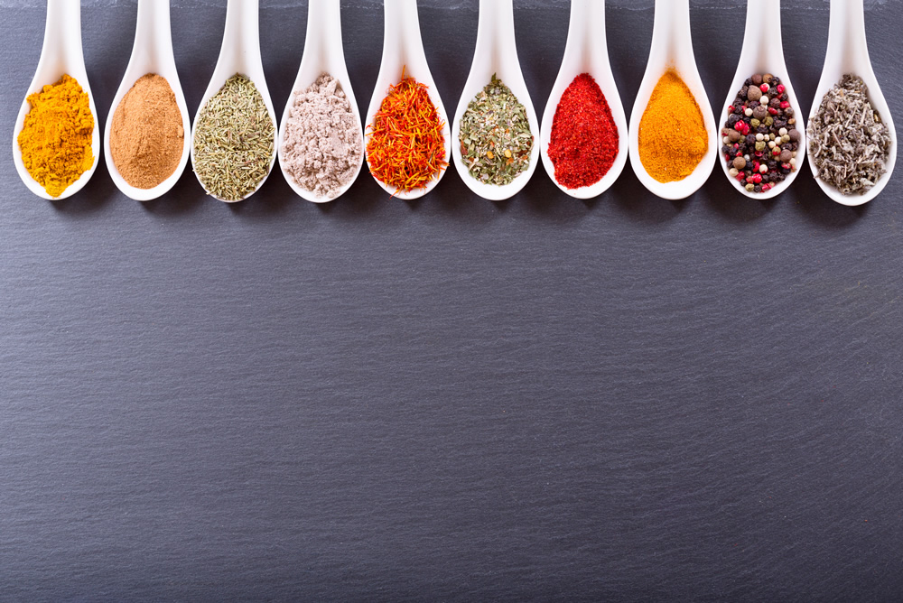 Spoons And Spices Kitchen Wallpaper Wall Mural