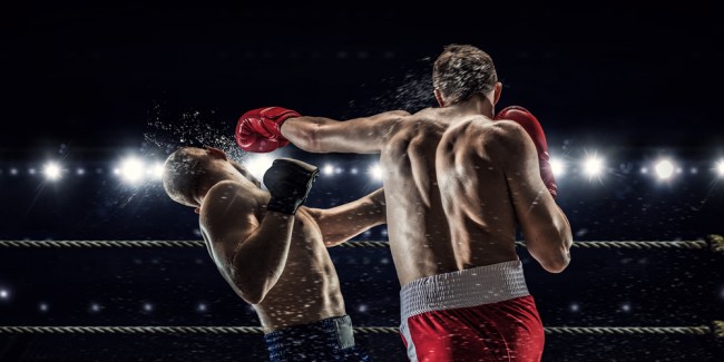 Boxing Fight Wallpaper Wall Mural