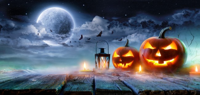 Jack O Lantern Halloween Pumpkin Wallpaper Wall Mural