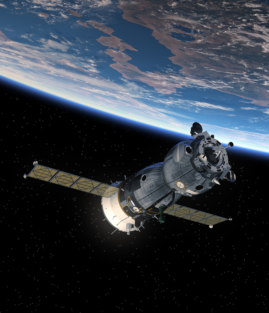 Earth Satellite Space Wallpaper Wall Mural