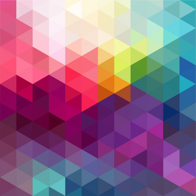 Rainbow Colours Abstract Art Wallpaper Wall Mural
