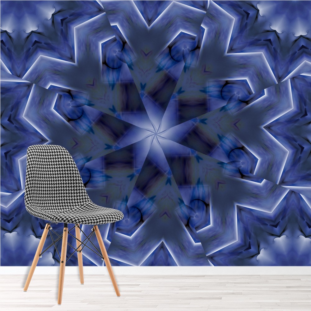 purple mandala 3d illusion wallpaper wall mural