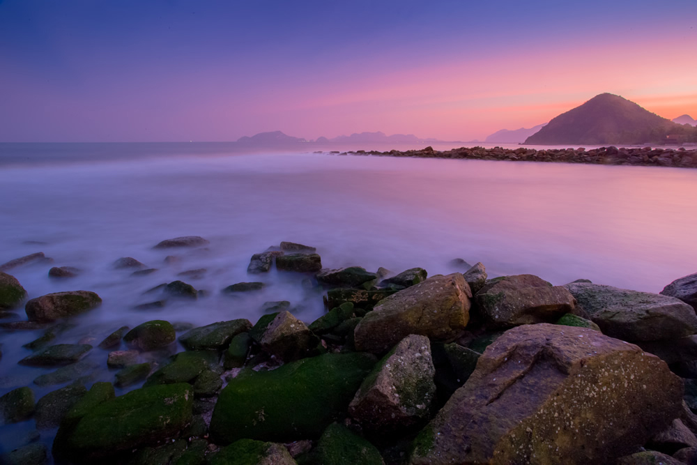 Ocean Seascape Tropical Sunset Wallpaper Wall Mural