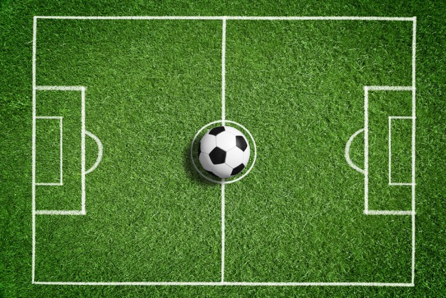 Football Grass Pitch Wallpaper Wall Mural
