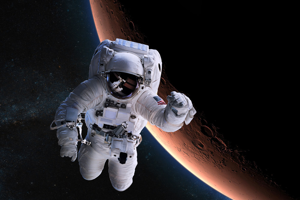 Nasa Astronaut Outer Space Wallpaper Wall Mural