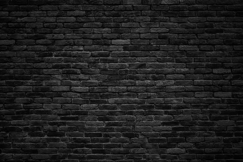 Black Brick Texture Background Wallpaper Wall Mural