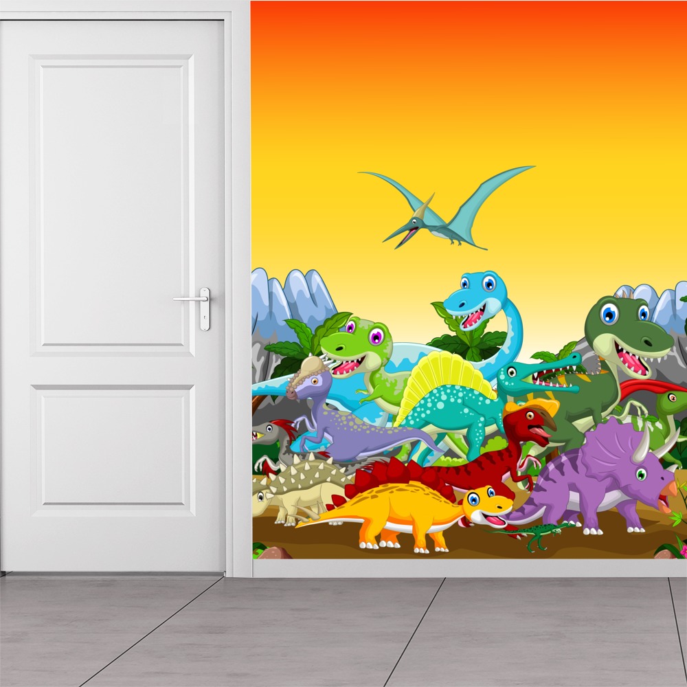 Dinosaur World Jurassic Park Wallpaper Wall Mural