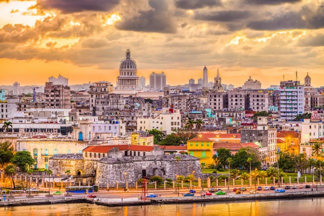 Havana City Skyline Cuba Cityscape Wallpaper Wall Mural