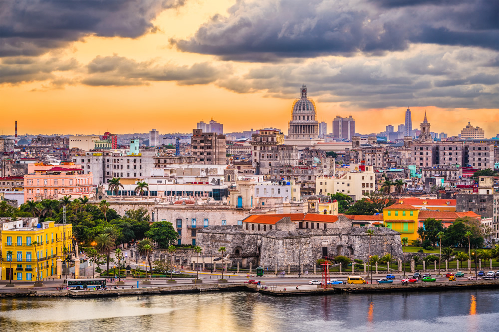 Havana Skyline Cuba Cityscape Wallpaper Wall Mural