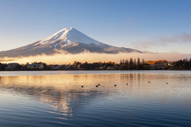 Mt Fuji Volcano Japan Landscape Wallpaper Wall Mural