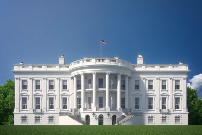 The White House Washington Dc Usa Wallpaper Wall Mural