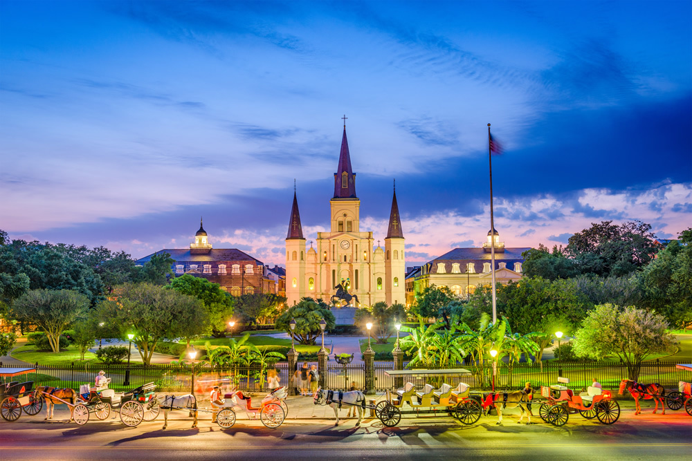 Jackson Square New Orleans Wallpaper Wall Mural