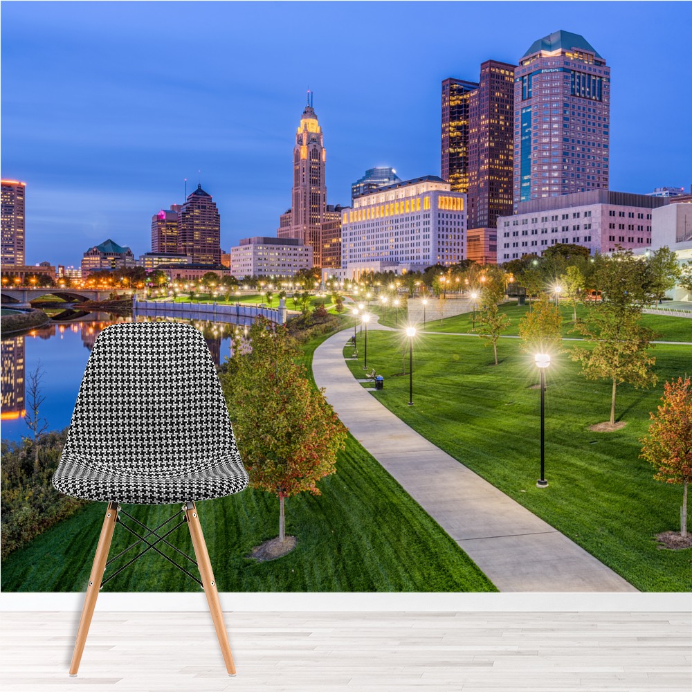 Columbus Ohio USA City Skyline Wallpaper Wall Mural