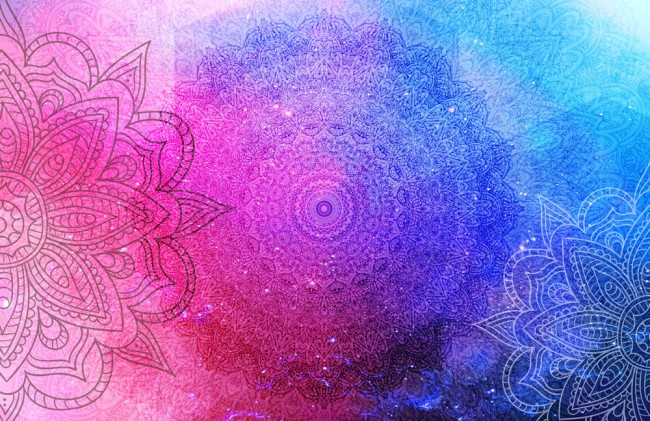 Mandala Art Hindu Wallpaper Wall Mural
