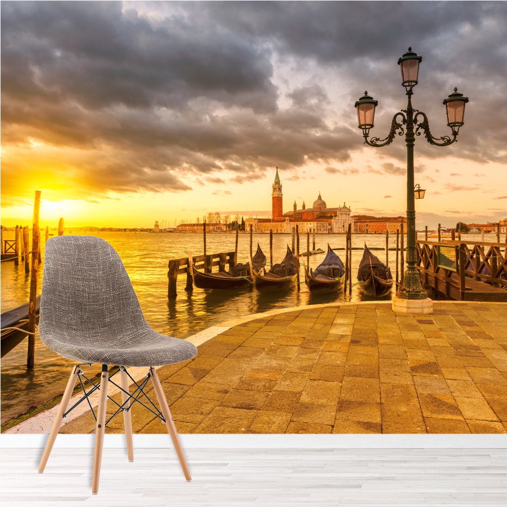 Venice Sunrise Wallpaper Wall Mural