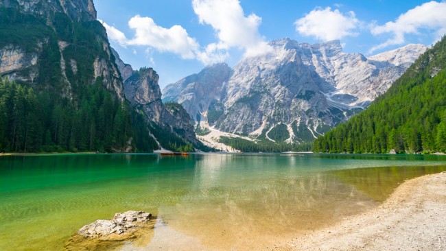 Mountain Lake Alps Wallpaper Wall Mural