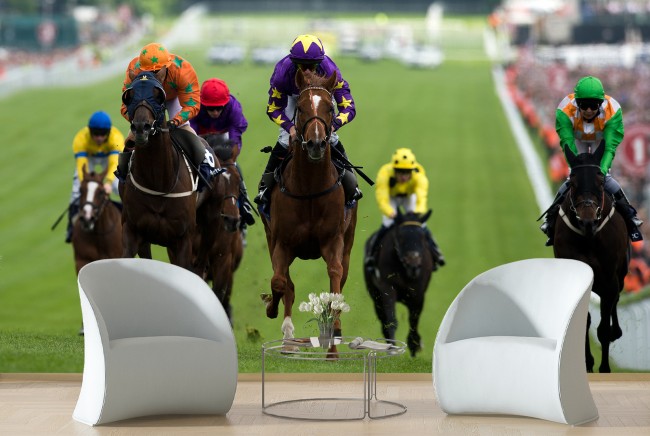 Horse Racing Wallpaper Wall Mural