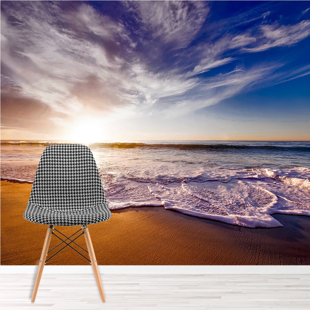 Ocean Seashore Beach Wallpaper Wall Mural