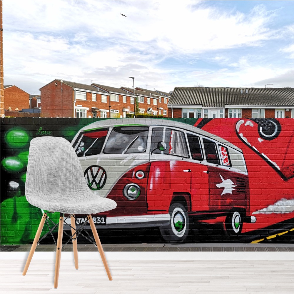 VW Van Wall Mural by Frank Styles