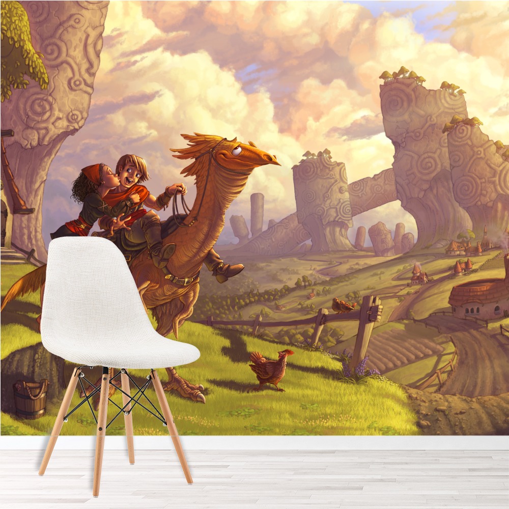 A Farewell Kiss Wall Mural By Michael Dashow