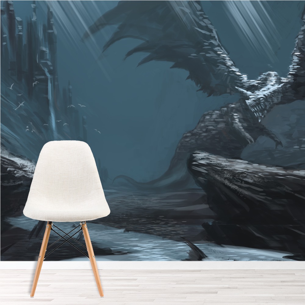 Cave Wall Mural by Michael Lenehan