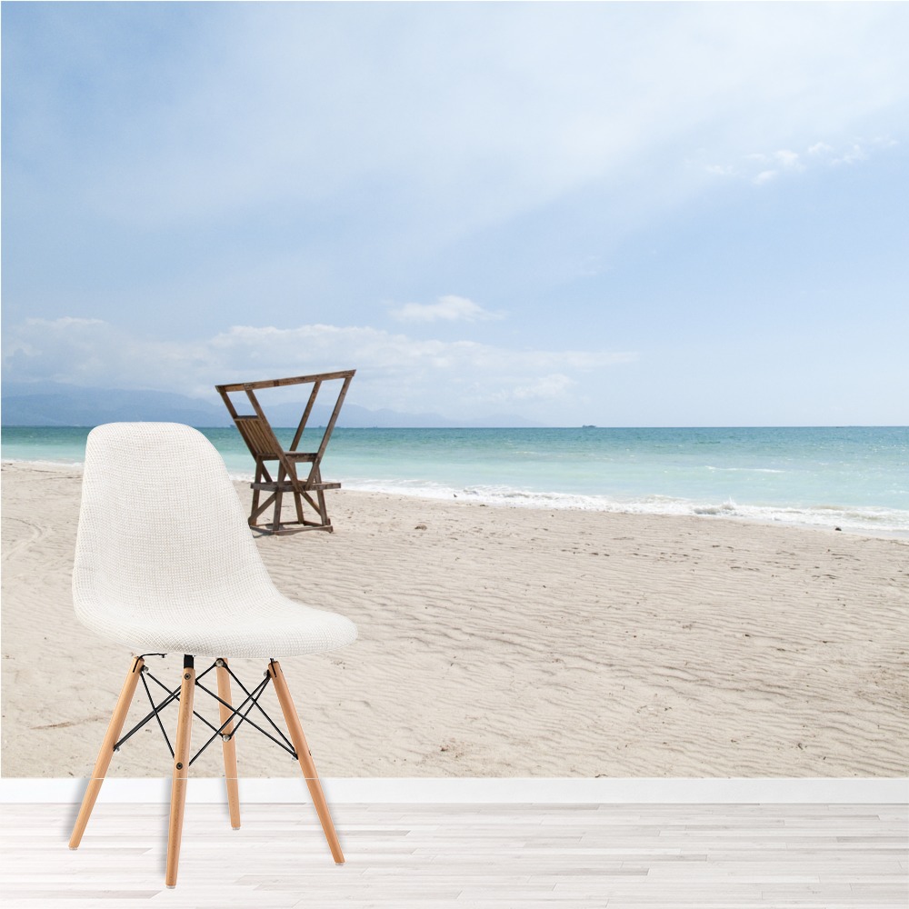 Chair On Beach Kingston Jamaica Wall Mural By Design Pics Danita Delimont