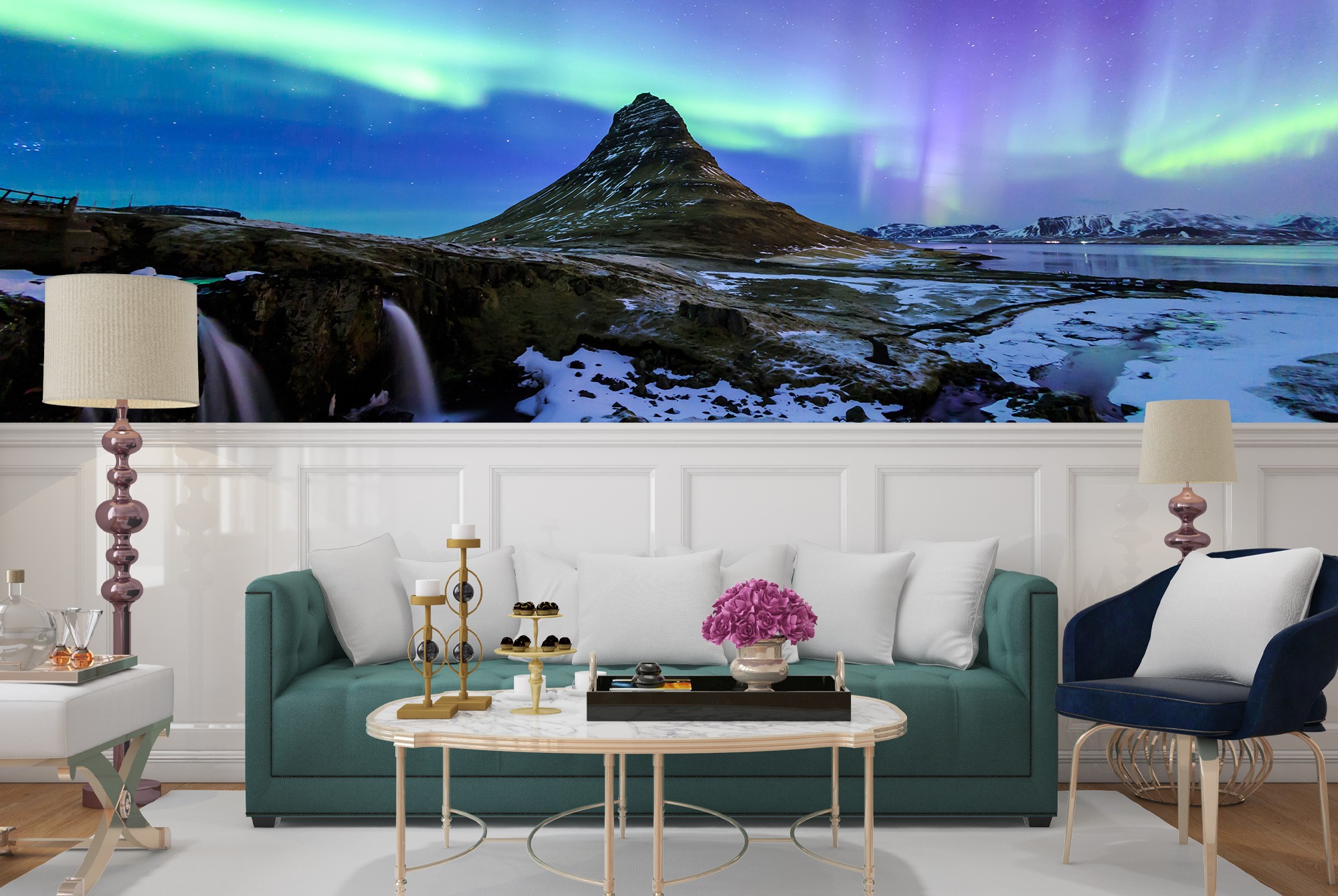 Northern Lights Wallpaper Wall Mural
