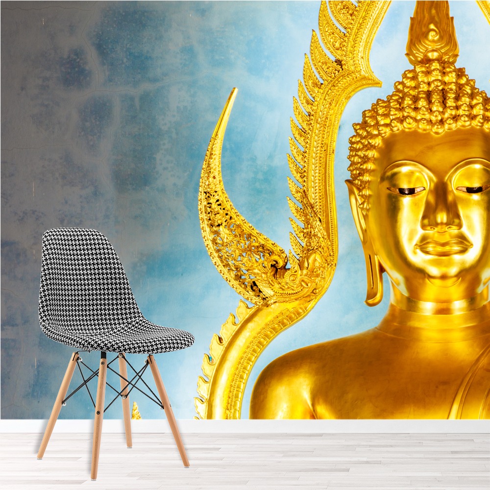 Golden Buddha Wallpaper Wall Mural