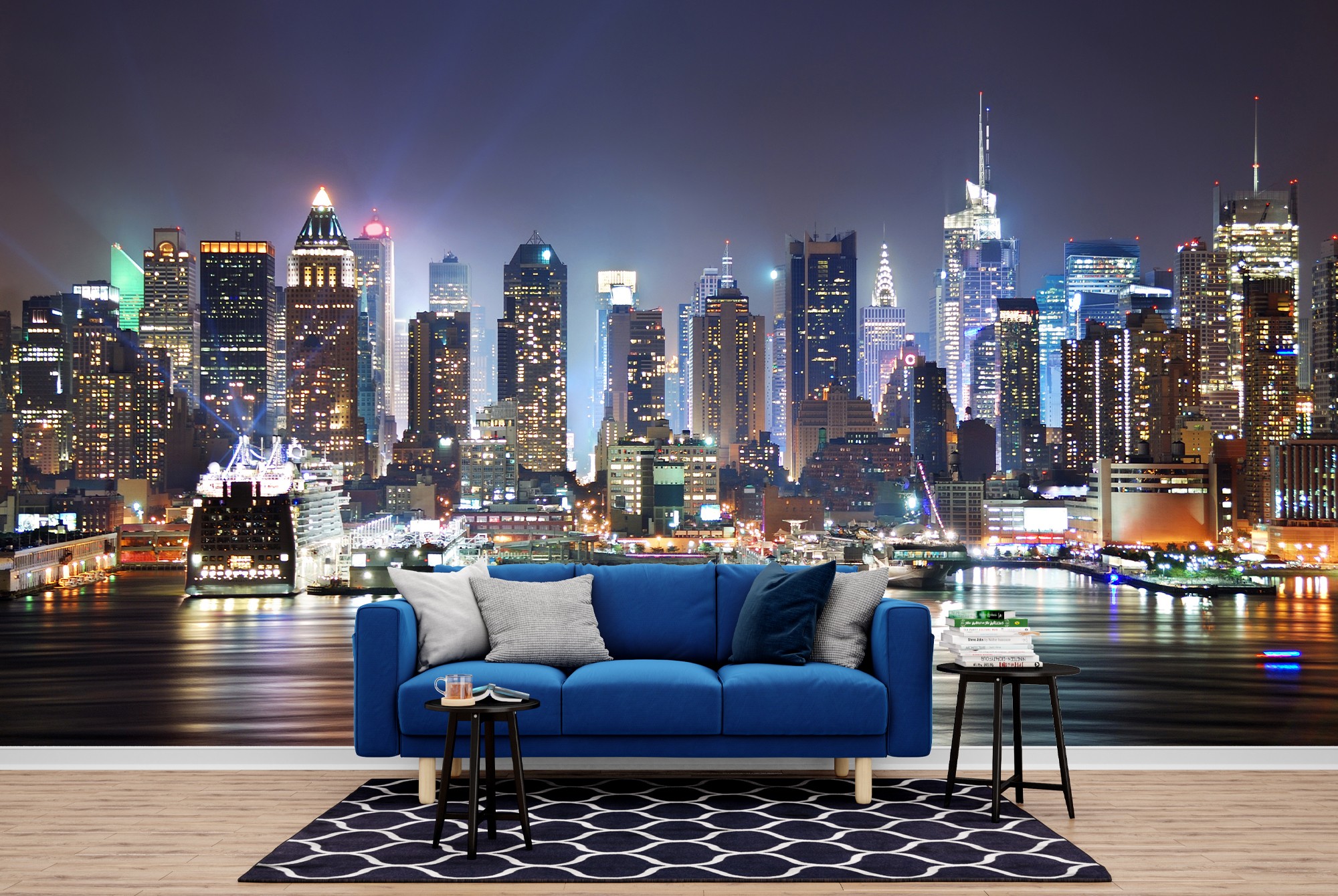 New York City Wall Mural Skyscraper Skyline Wallpaper ...