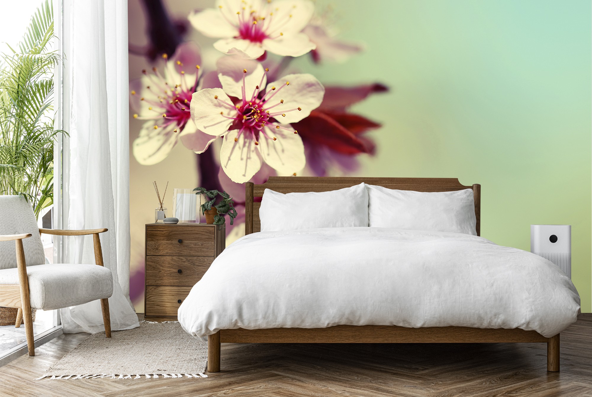 Cherry Blossom Tree Wallpaper Wall Mural