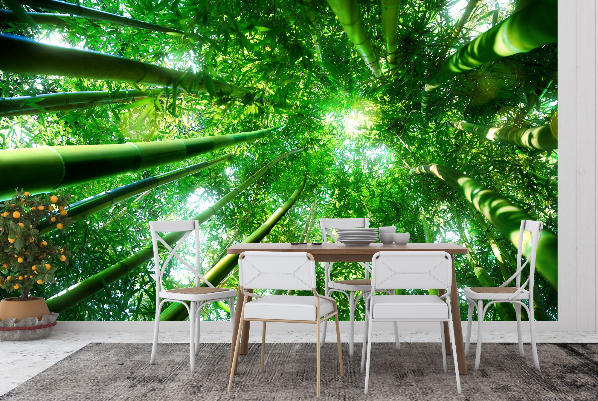 Bamboo Forest Wallpaper Wall Mural