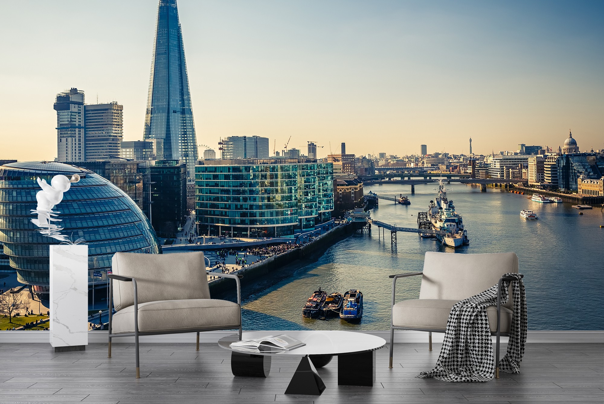 London Skyline Wallpaper Wall Mural