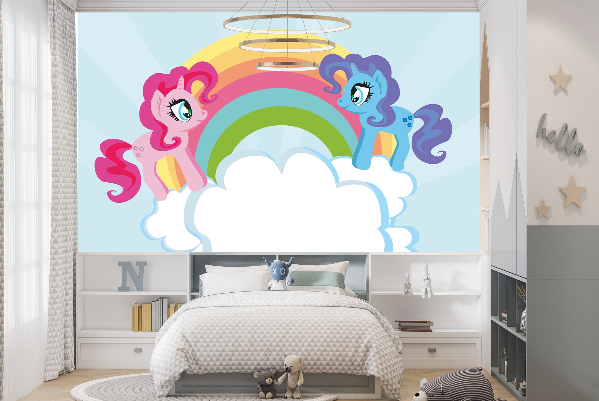 cute unicorn rainbow wallpaper