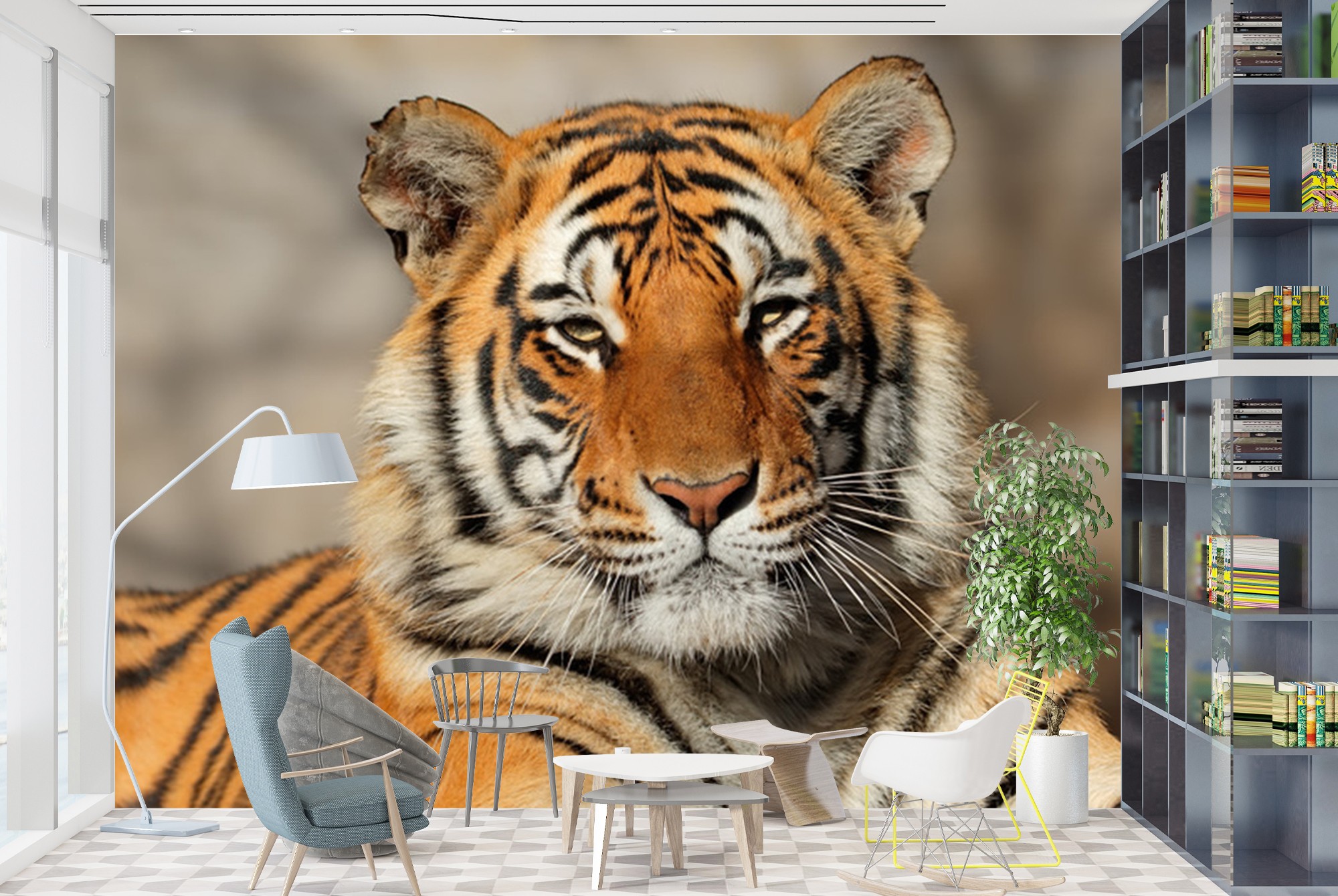 Tiger Wallpaper Wall Mural