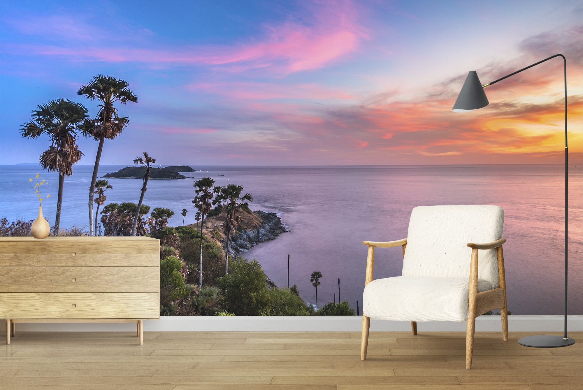 Phuket Sunset Wallpaper Wall Mural