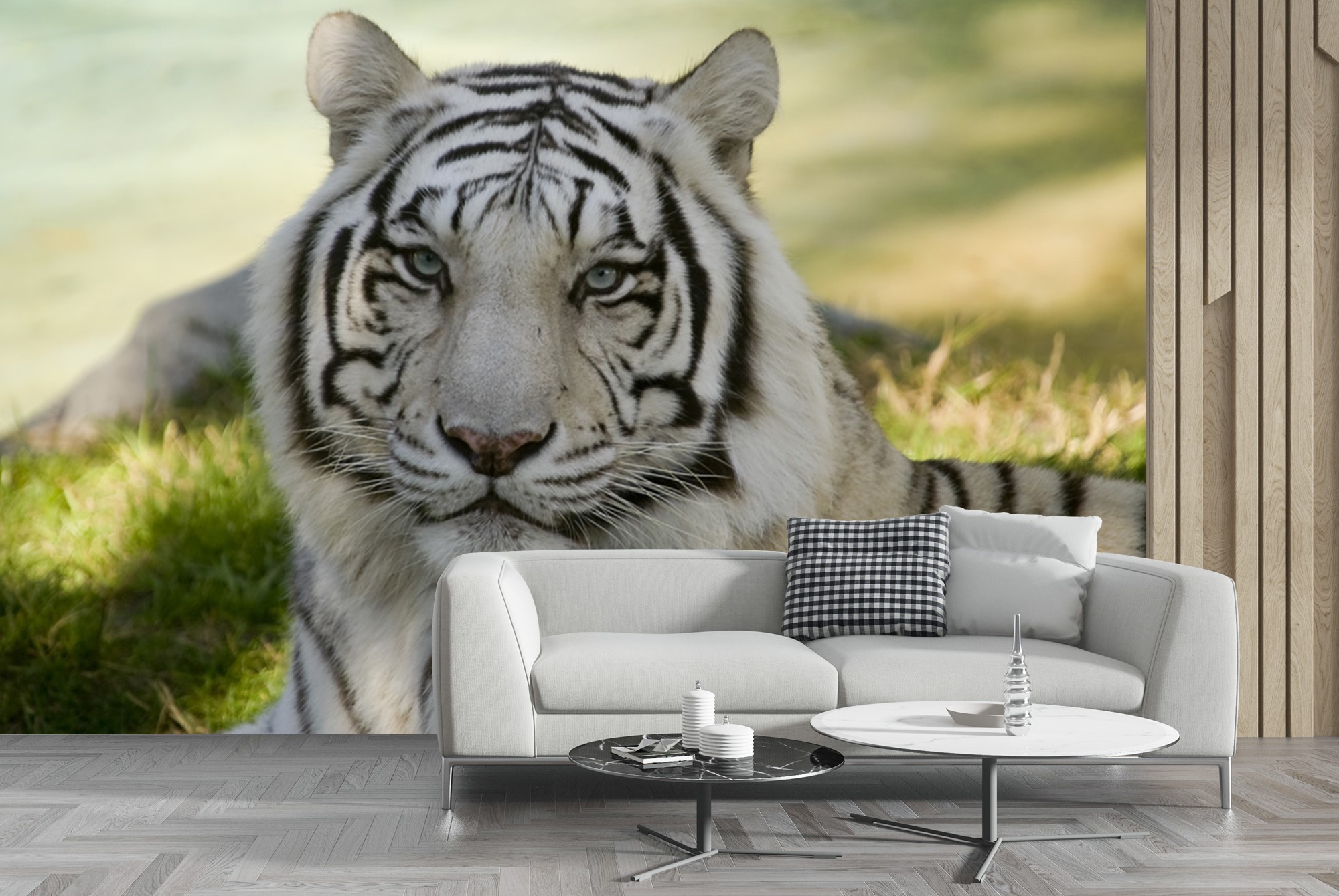 Tiger wall top