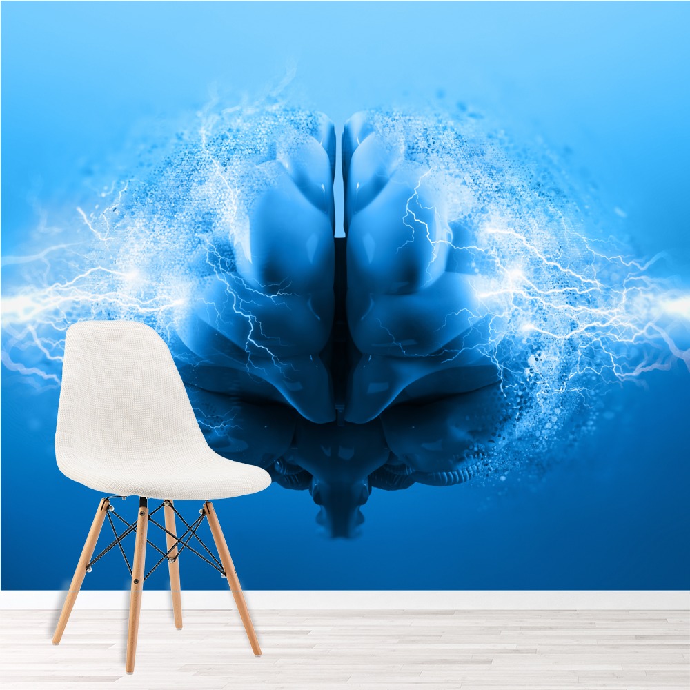 Brainstorm Science Technology Wallpaper Wall Mural