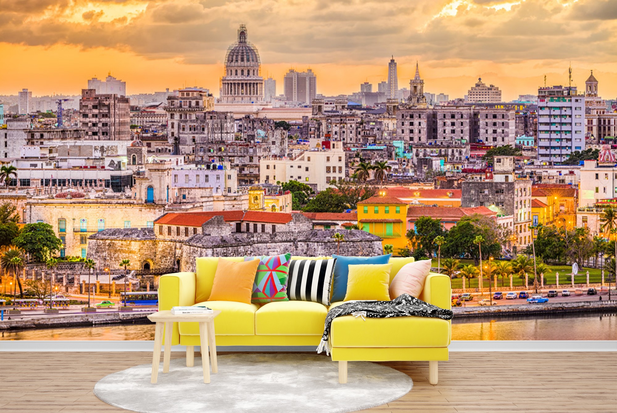 Havana City Skyline Cuba Cityscape Wallpaper Wall Mural