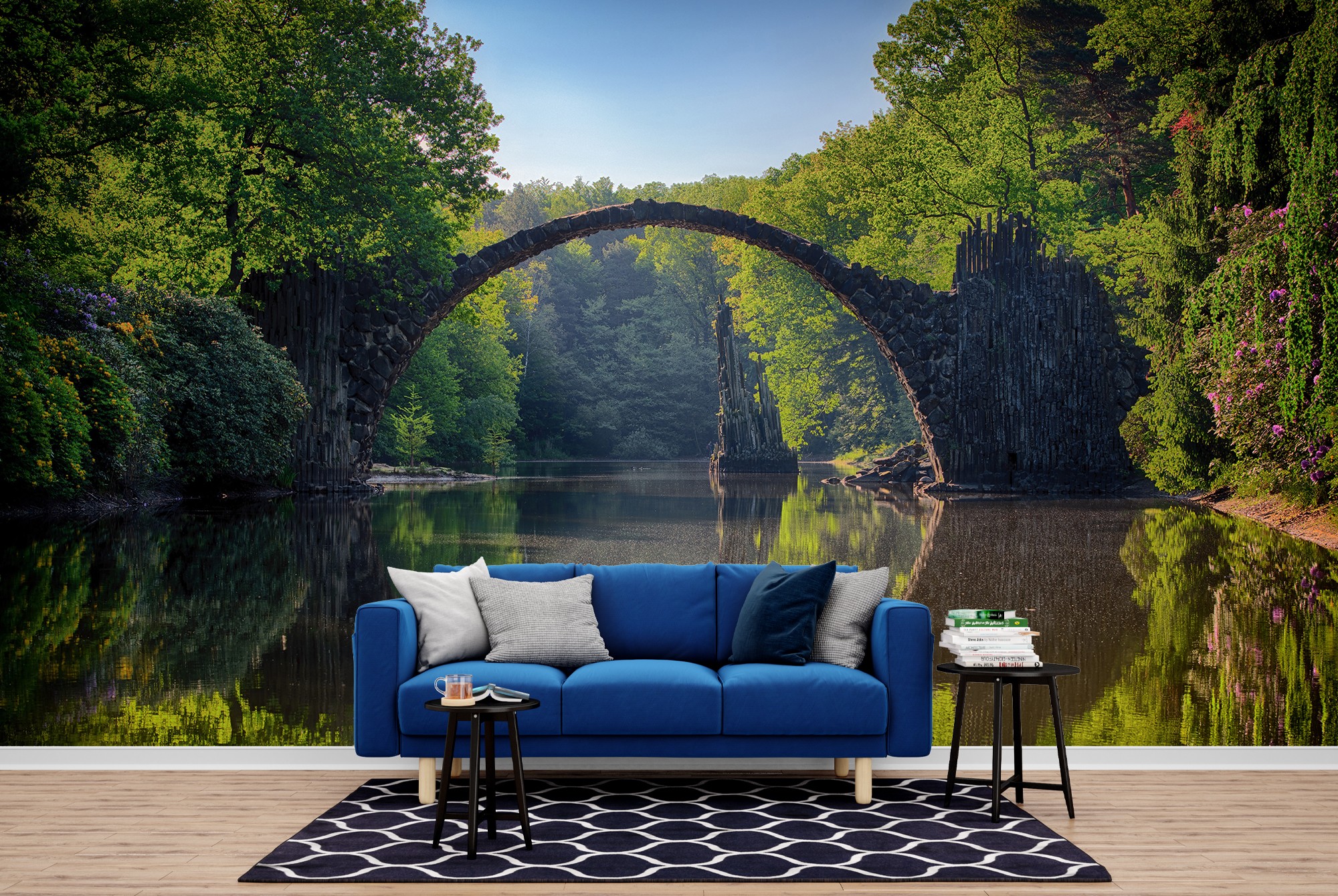 nnteen Stone Bridge Germany Countryside Wallpaper Wall Mural