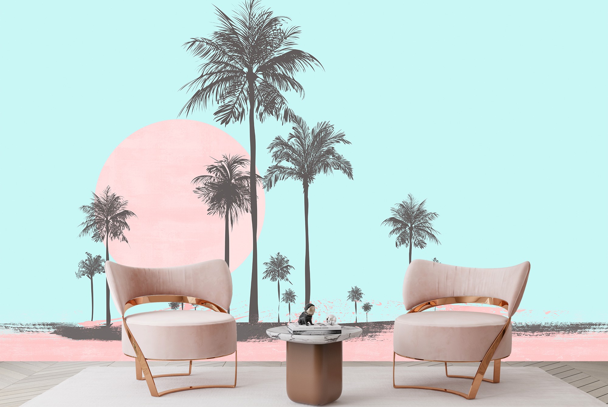 Miami Beach Wall Mural by Andrea Haase